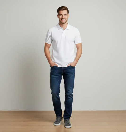 THE PERFECT BLANK CANVAS: WHITE POLO Fanime Creation